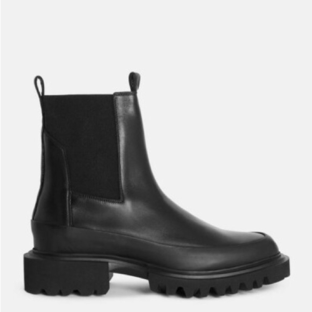 All Saints Black Harlee Boots - New In Box